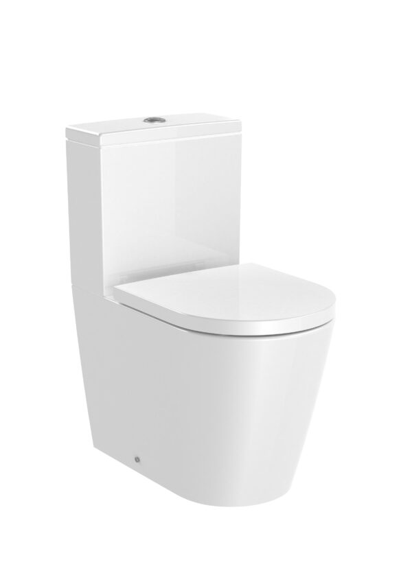 ROCA INSPIRA Miska WC o/podwójny do kompaktu WC Round Rimless A342529000