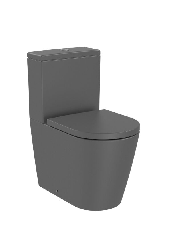 ROCA INSPIRA Miska WC o/podwójny do kompaktu WC Round Rimless ONYKS A342529640