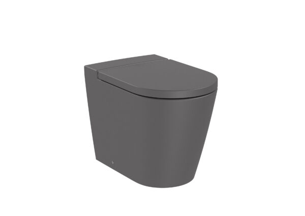 ROCA INSPIRA Miska WC stojąca Round Rimless ONYKS A347526640