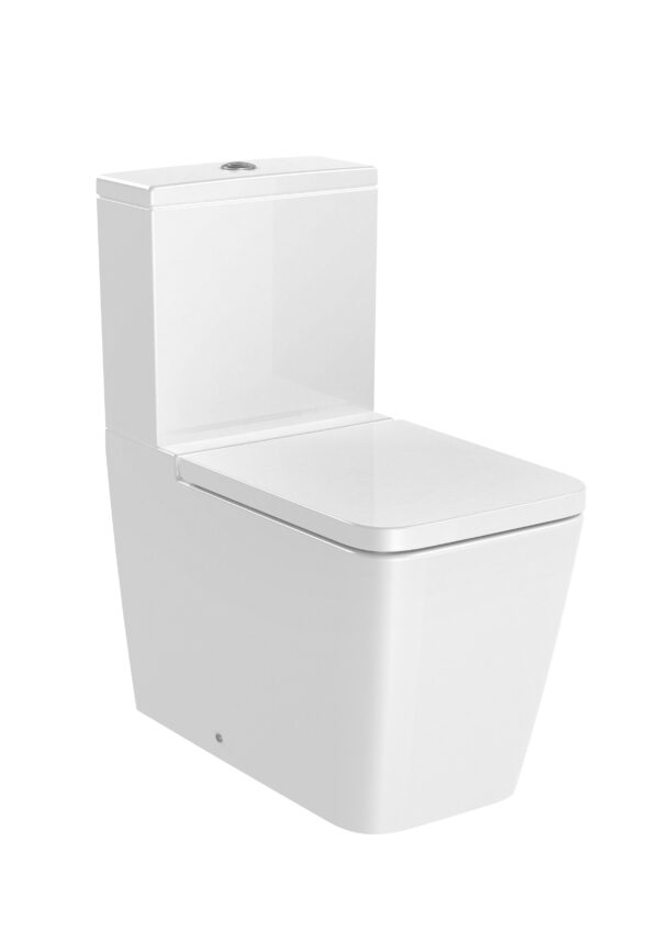 ROCA INSPIRA Miska WC Square o/podwójny do kompaktu Rimless A342536000