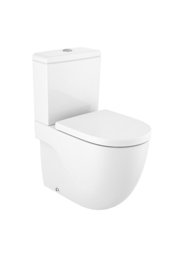 ROCA MERIDIAN Miska WC Rimless o/podwójny BTW do kompaktu, wersja przyścienna A34224L000