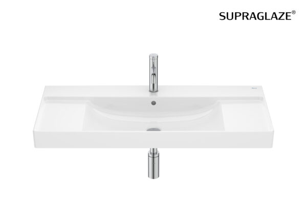 ROCA ONA Umywalka ścienna FINECERAMIC® 1000 x 460 SUPERGLAZE A32768AS00