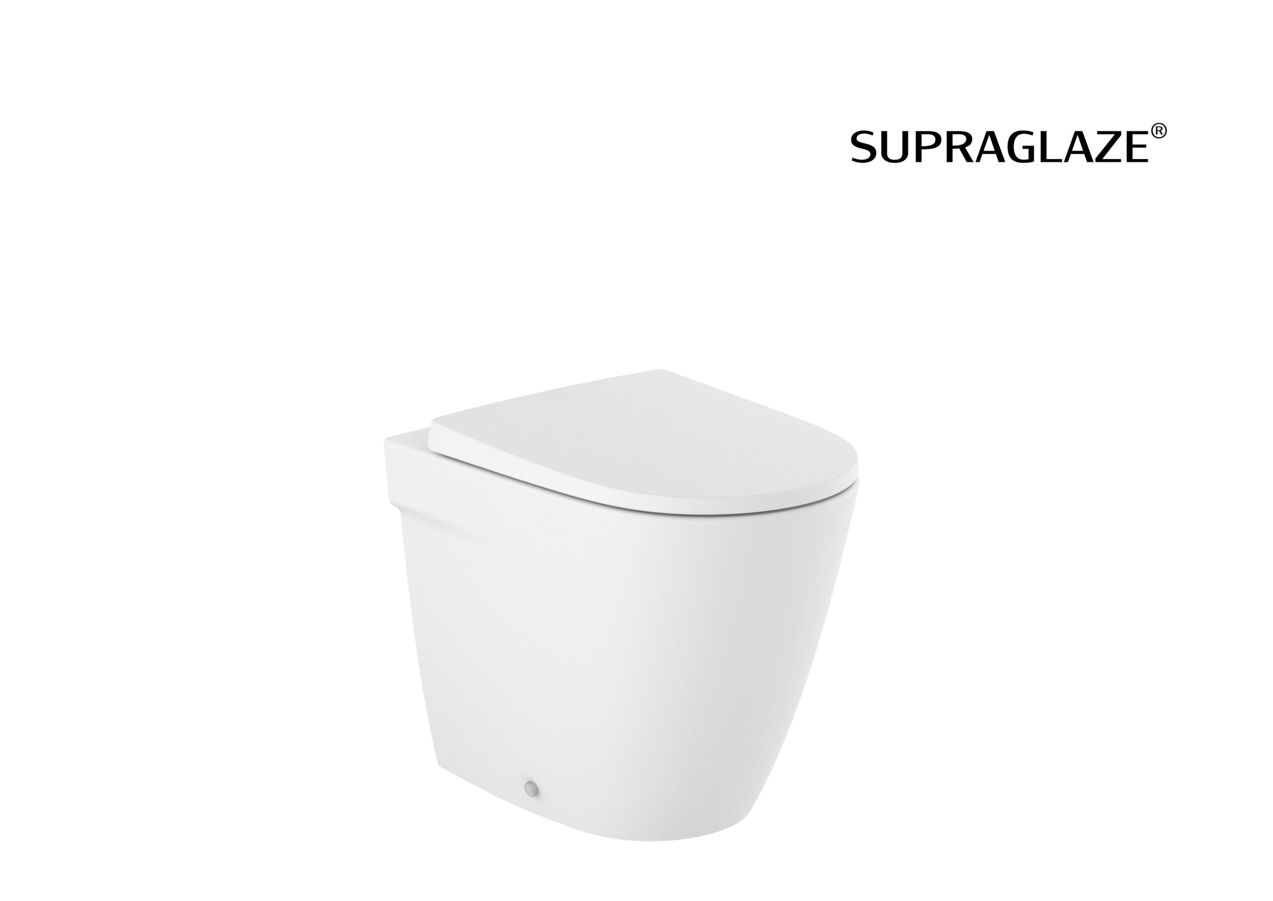 ROCA ONA Miska WC stojąca Rimless, o/podwójny, przyścienna SUPERGLAZE  A347687S00
