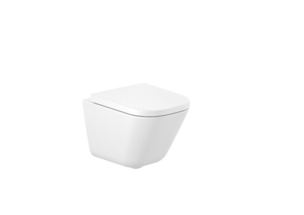 ROCA GAP Miska WC podwieszana Rimless Square Compacto A34647A000
