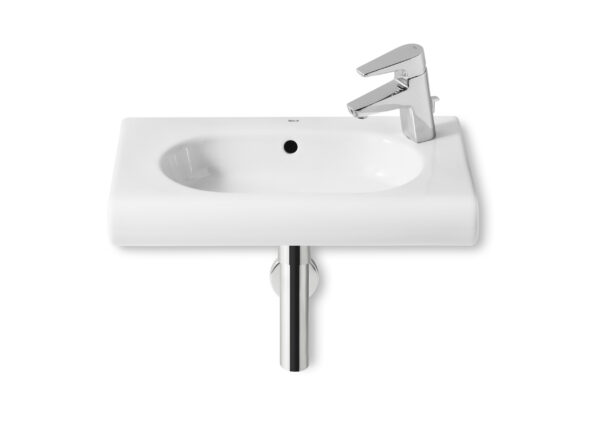 ROCA MERIDIAN Mała umywalka ścienna Compacto 55 cm z otworem na baterię po prawej stronie A32724Y000