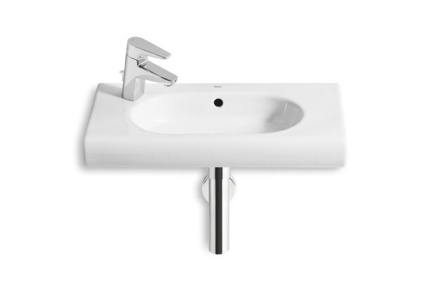ROCA MERIDIAN Mała umywalka ścienna Compacto 60 cm z otworem na baterię po lewej stronie A32724X000