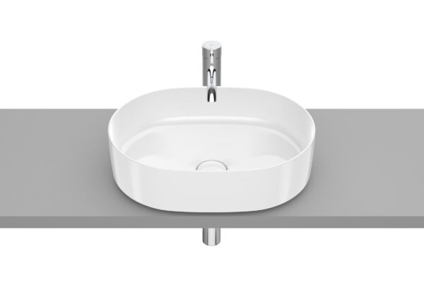ROCA INSPIRA Umywalka nablatowa cienkościenna Round FINECERAMIC® A327520000