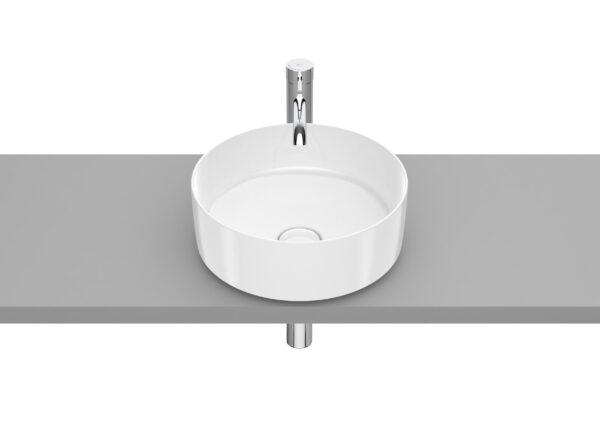 ROCA INSPIRA Umywalka nablatowa cienkościenna Round FINECERAMIC® A327523000