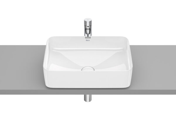 ROCA INSPIRA Umywalka nablatowa cienkościenna Square FINECERAMIC® A327530000