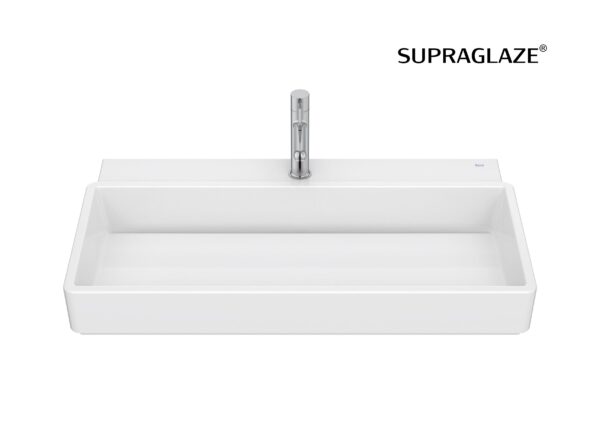 ROCA TURA Umywalka ścienna / meblowa 80 x 43 cm SUPERGLAZE A327695S00