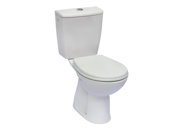 ROCA Miska wc do kompaktu o/pionowy ADELE z deską PP  A34S19V000
