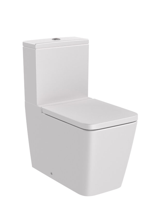 ROCA INSPIRA Miska WC Square o/podwójny do kompaktu Rimless PERŁOWY A342536630