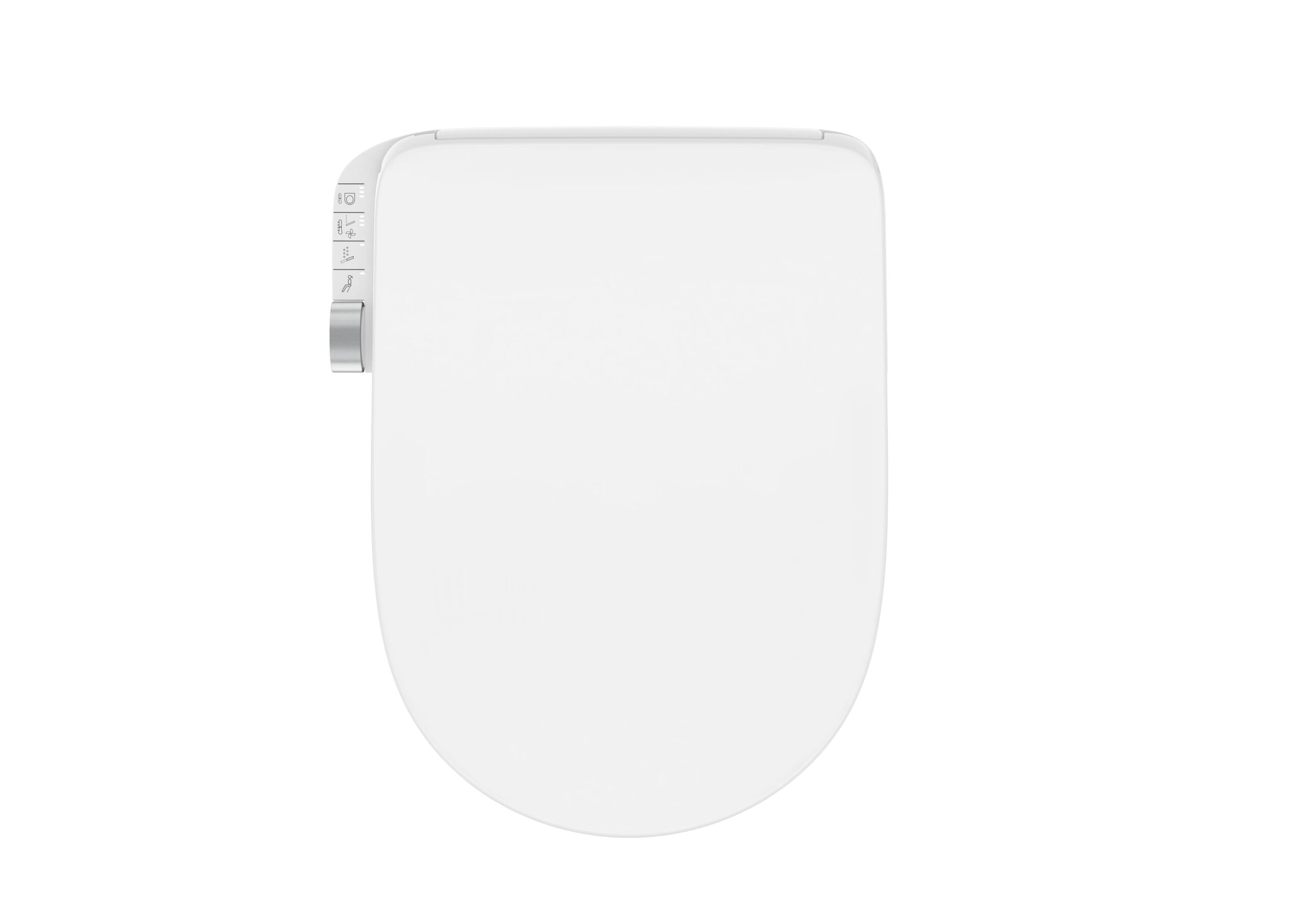 ROCA Multiclean® M4 Round - Deska myjąca z funkcją bidetu, podgrzewane siedzisko, przyłącza boczne A804054S01