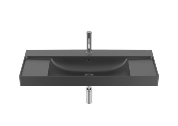 ROCA ONA Umywalka ścienna FINECERAMIC® CZARNY MAT 1000 x 460 A32768A080
