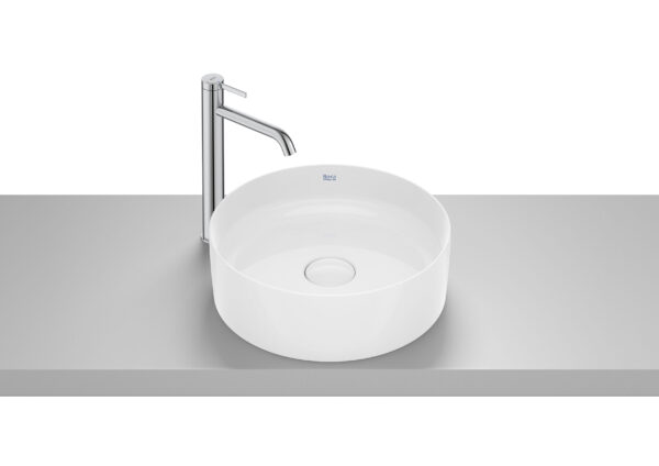 ROCA TERRA ROUND - Umywalka nablatowa okrągła FINECERAMIC® A32787N000