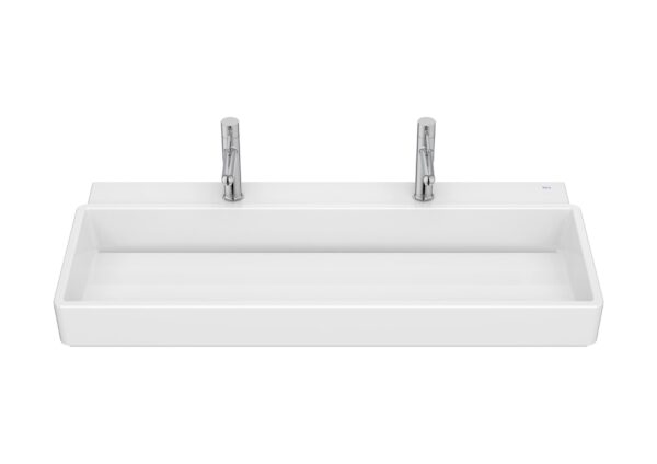 ROCA TURA Umywalka ścienna / meblowa 100 x 43 cm 2 otworami na baterię A327699000