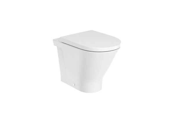 ROCA GAP ROUND - Miska WC stojąca Rimless, o/podwójny, przyścienna A3470N7000