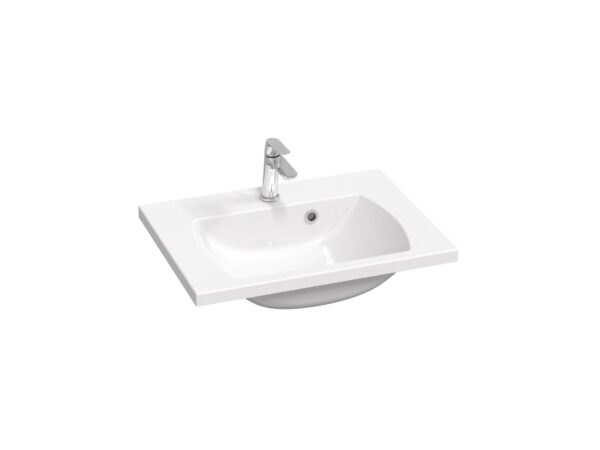 RAVAK Umywalka konglomeratowa Classic II 60, biała z otworami XJX01160003