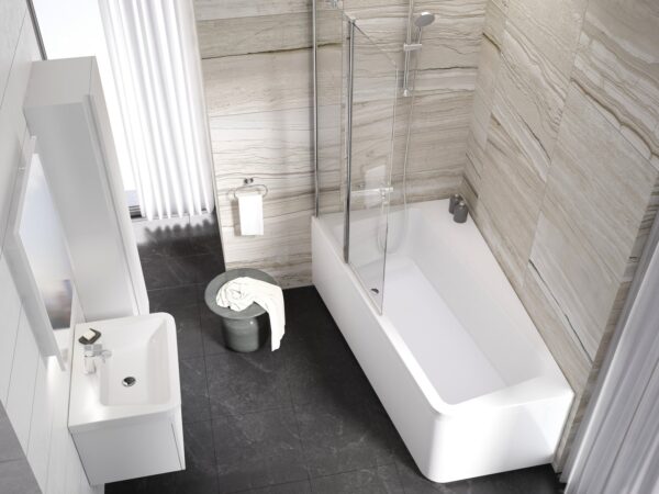 RAVAK Wanna 10° 160x95 P biała C841000000