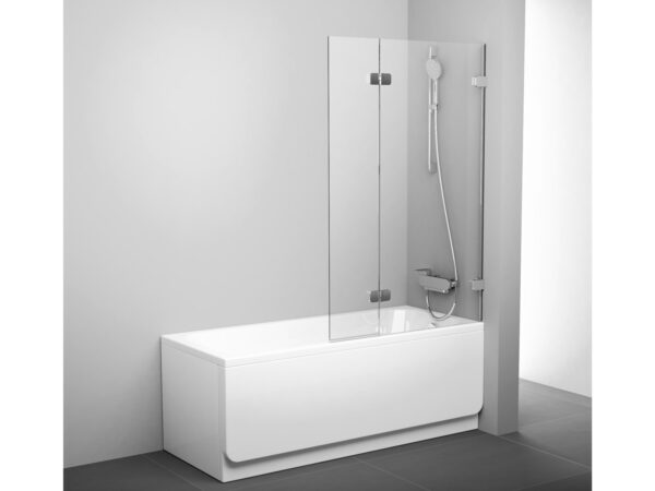 RAVAK Parawan nawannowy BVS2 100 P, chrom+szkło transparent (w komplecie z B SET) 7UPA0A00Z1SET