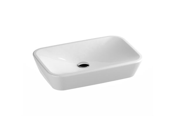 RAVAK Umywalka ceramiczna Ceramic 60 R, biała XJX01160002 - obrazek 2