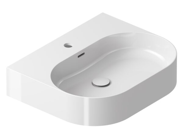 RAVAK Umywalka ceramiczna Ceramic Slim Wall O 55, biała XJX01155004 - obrazek 2
