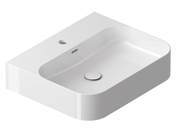 RAVAK Umywalka ceramiczna Ceramic Slim Wall R 55, biała XJX01155006
