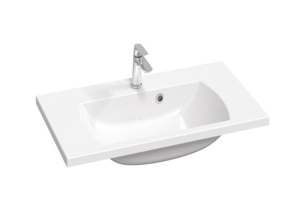 RAVAK Umywalka konglomeratowa Classic II 80, biała z otworami XJX01180000