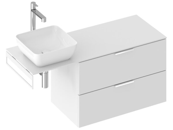 RAVAK Blat podumywalkowy Comfort 120, biały X000001381 - obrazek 2