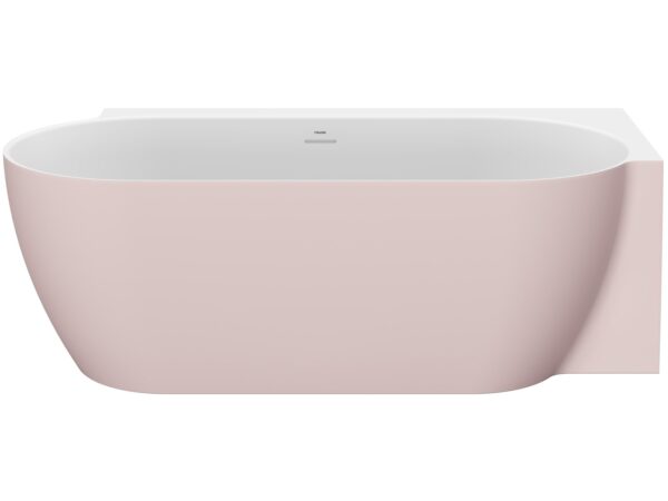 RAVAK Wanna Freedom Corner II Tec 175x86 P, wolnostojąca do ściany, Alabaster Pink/biała, osłona odpływu biała CC81600000 - obrazek 2