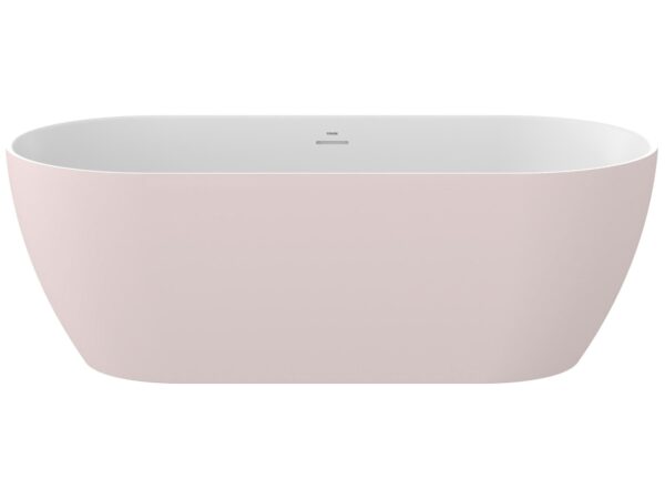 RAVAK Wanna Freedom O Tec 170x77 wolnostojąca, Alabaster Pink/biała, osłona odpływu biała  CD41600000 - obrazek 2