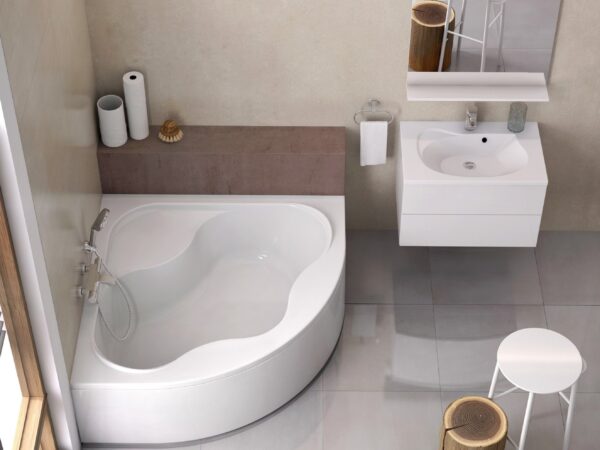 RAVAK Wanna Gentiana 150x150 biała CG01000000