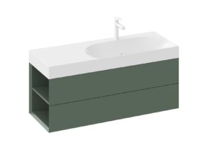 RAVAK SD Lite 120 L szafka pod umywalkę Grey Green X000001882