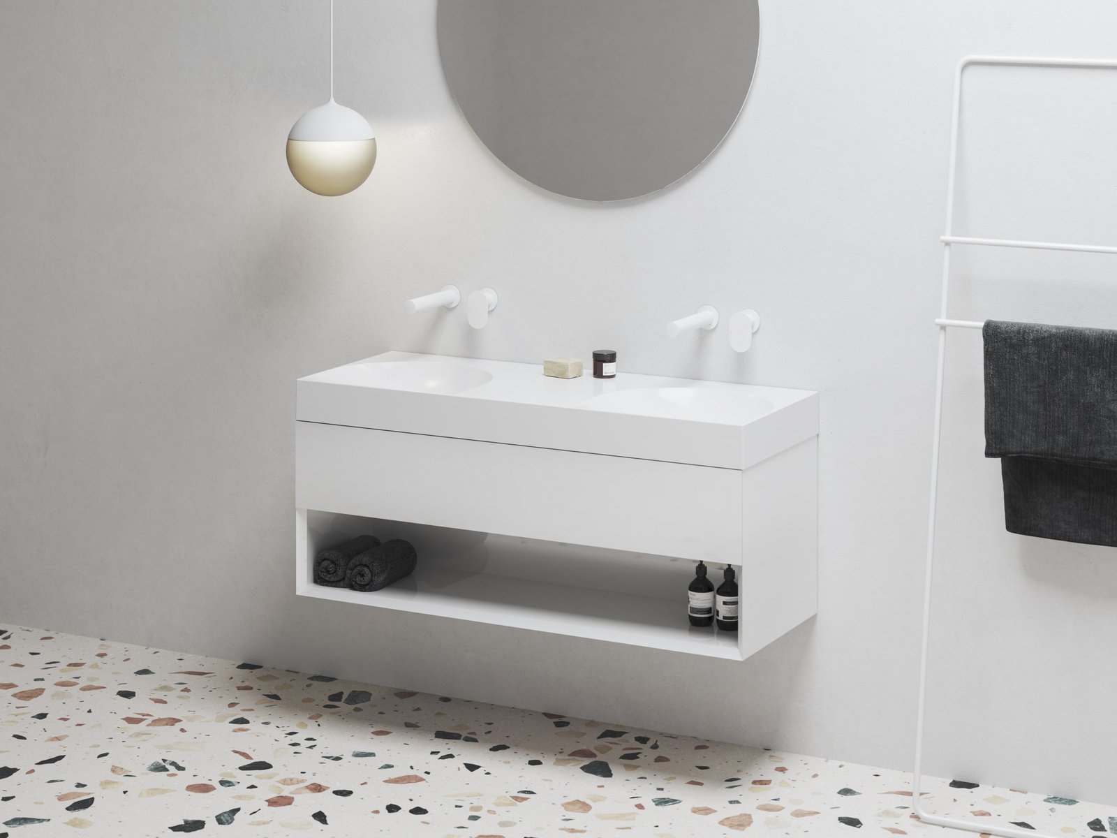 RAVAK SD Lite 120 szafka pod umywalkę biały X000001867