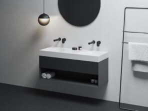RAVAK SD Lite 120 szafka pod umywalkę czarny mat X000001868