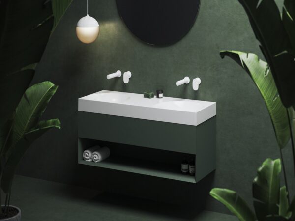 RAVAK SD Lite 120 szafka pod umywalkę Grey Green X000001870
