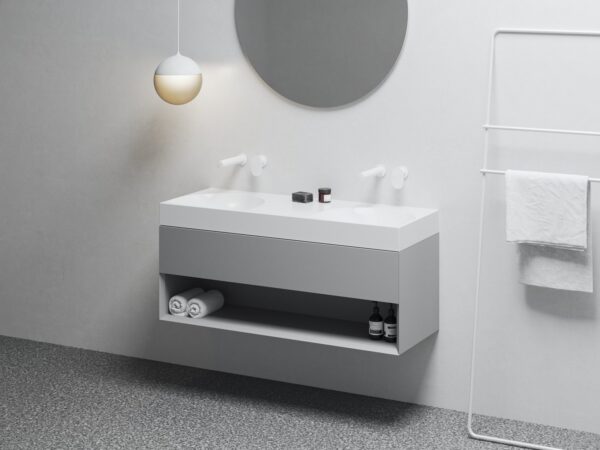 RAVAK SD Lite 120 szafka pod umywalkę Smoke Grey X000001871