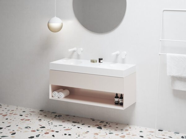 RAVAK SD Lite 120 szafka pod umywalkę Alabaster Pink X000001872
