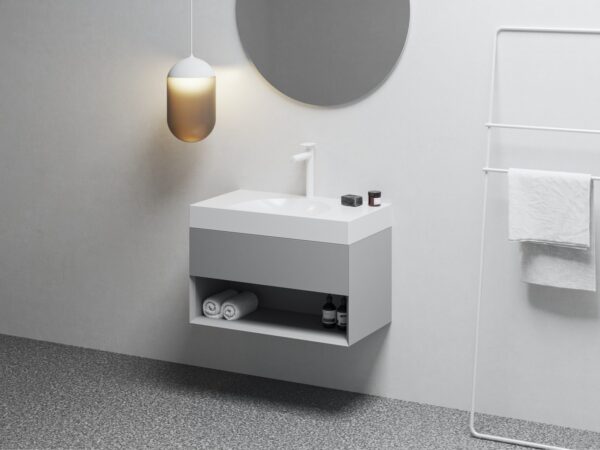 RAVAK SD Lite 80 szafka pod umywalkę Smoke Grey X000001865