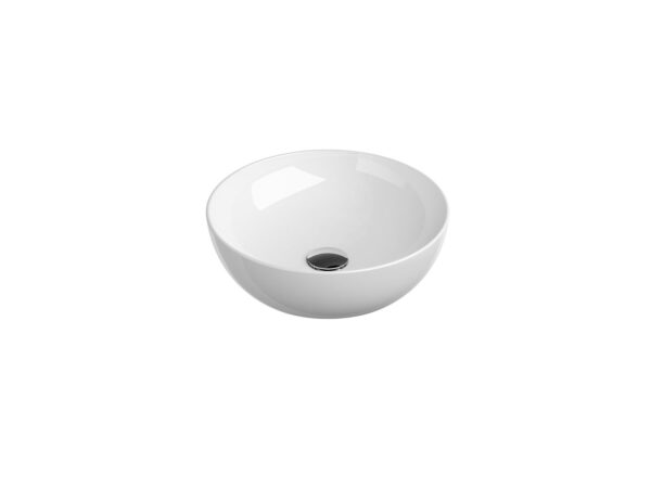 RAVAK Umywalka ceramiczna Uni 40 B Slim, biała XJX01140003 - obrazek 2