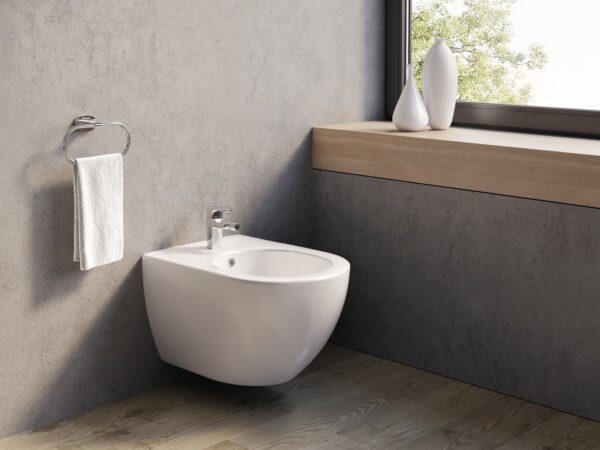 RAVAK Bidet Uni Chrome, podwieszany, biały X01517