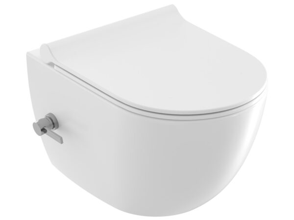 RAVAK WC bidet Uni Chrome RimOff, podwieszany, biały X01912 - obrazek 2