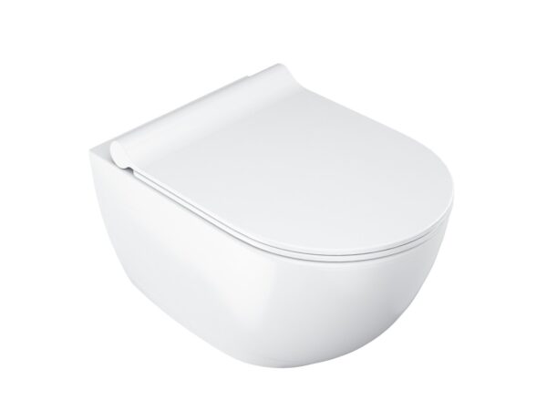 RAVAK WC Uni Chrome RimOff, podwieszany, biały X01535 - obrazek 2