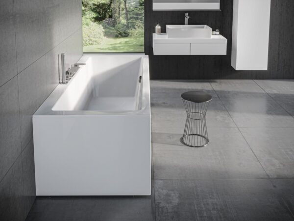 RAVAK Panel boczny MDF 80 L, biały X000001062
