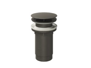 RAVAK Korek umywalkowy otwarty (stały), Graphite Brushed X01839