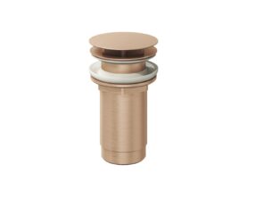 RAVAK Korek umywalkowy otwarty (stały), Rose Gold Brushed X01840