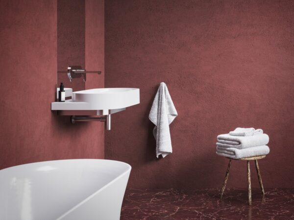 RAVAK Umywalka ceramiczna Yard 80, biała mat bez otworu na baterię XJX01080000