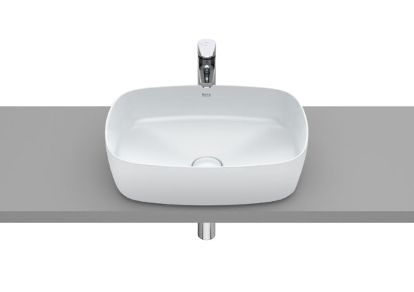 ROCA INSPIRA Umywalka nablatowa cienkościenna Soft FINECERAMIC® 50X37 A327500630