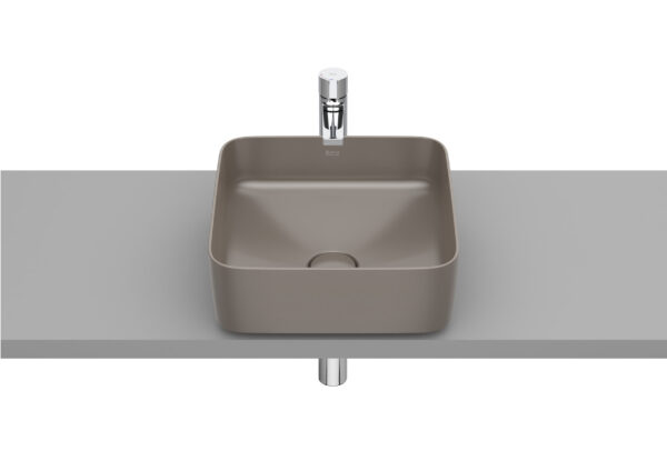 ROCA INSPIRA Umywalka nablatowa cienkościenna Square FINECERAMIC® CAFE A327532660