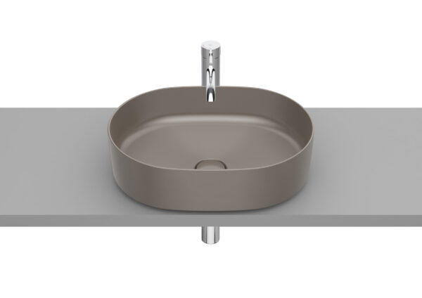 ROCA INSPIRA Umywalka nablatowa cienkościenna Round FINECERAMIC® A327520660